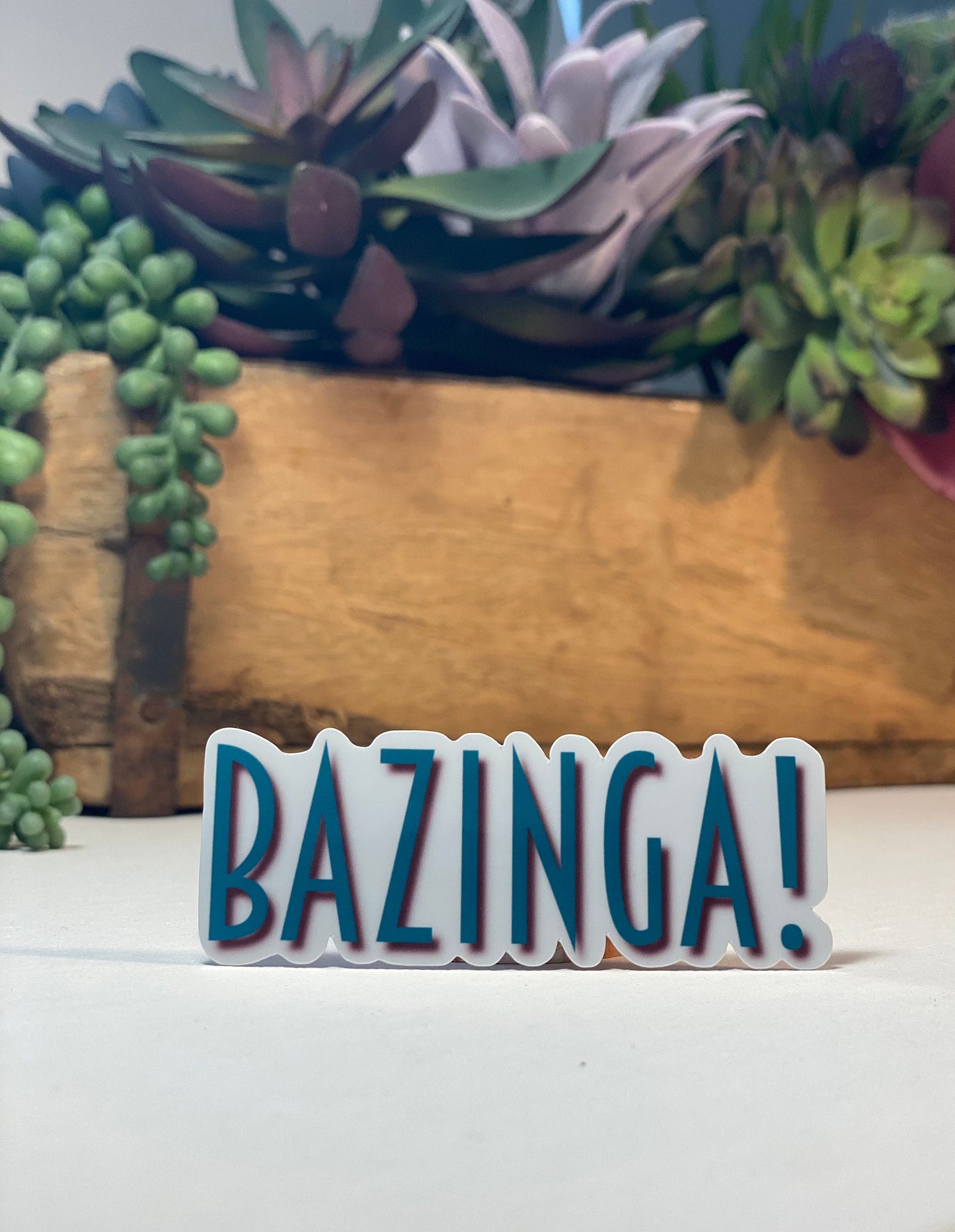 Bazinga! Sticker - Big Bang Theory, Bazinga Sticker, Sheldon Cooper, BBT Quotes, BBT tv show, vinyl stickers
