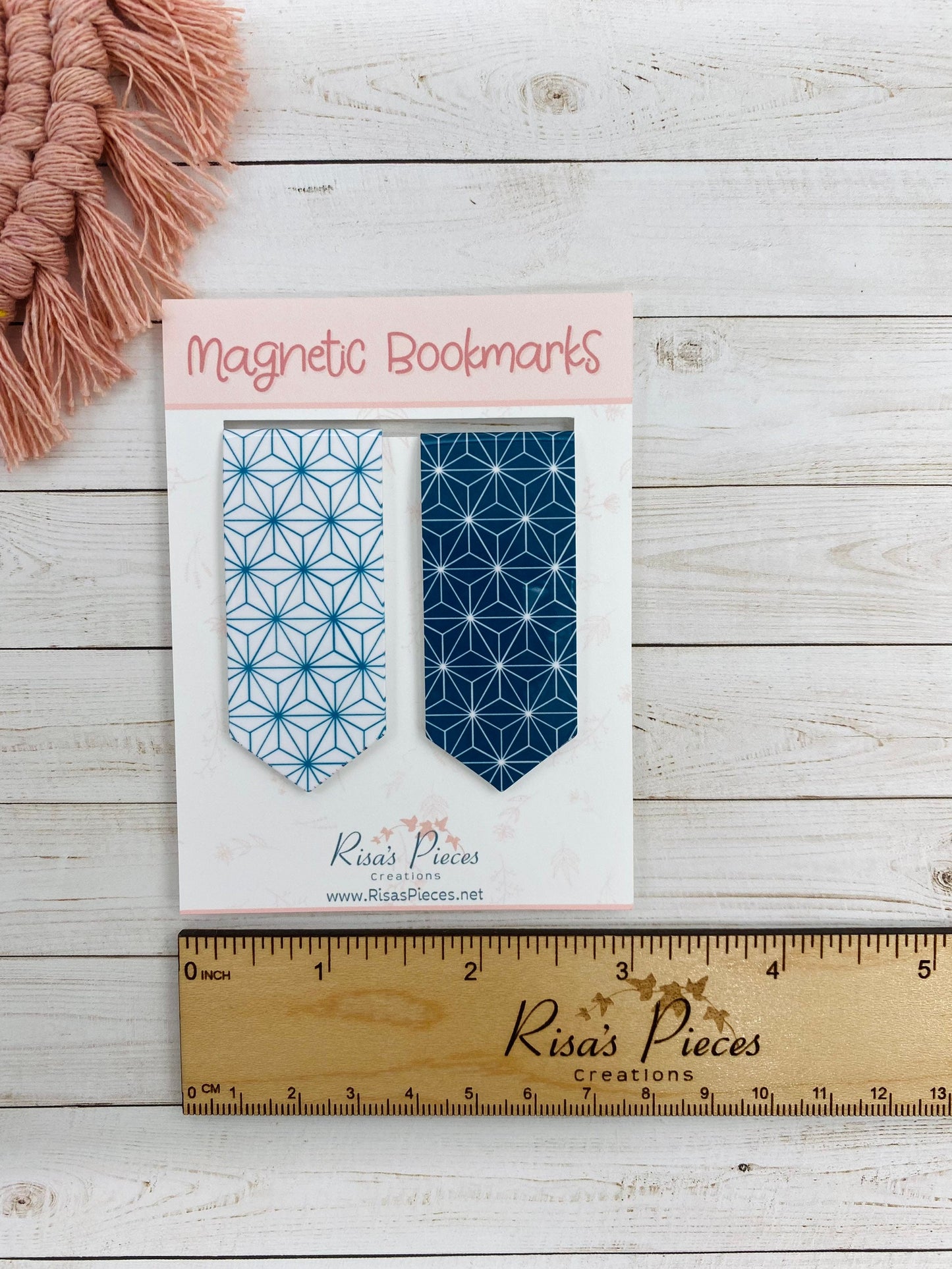 Geometric Magnetic Bookmark, Reading Accessory, Planner Accessory, Gift for teacher, for student, Easter Basket Idea, Gift for reader