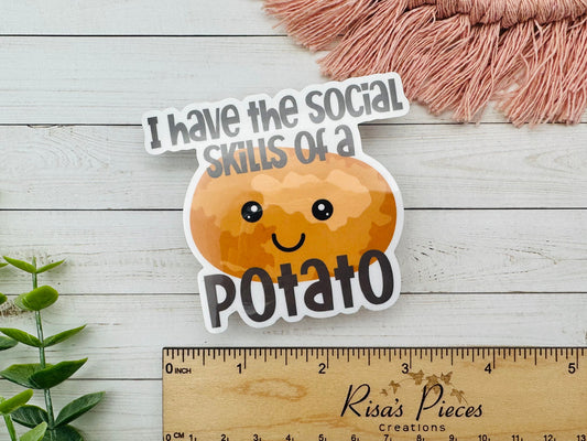 AntiSocial Sticker, Funny Sticker for Laptop, Water Bottle Stickers, Best Friend Gift for Introvert, Neurodivergent Gift, For Coworkers