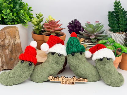 Holiday Hats (for Cuddle Cactus or Pocket Pickle)