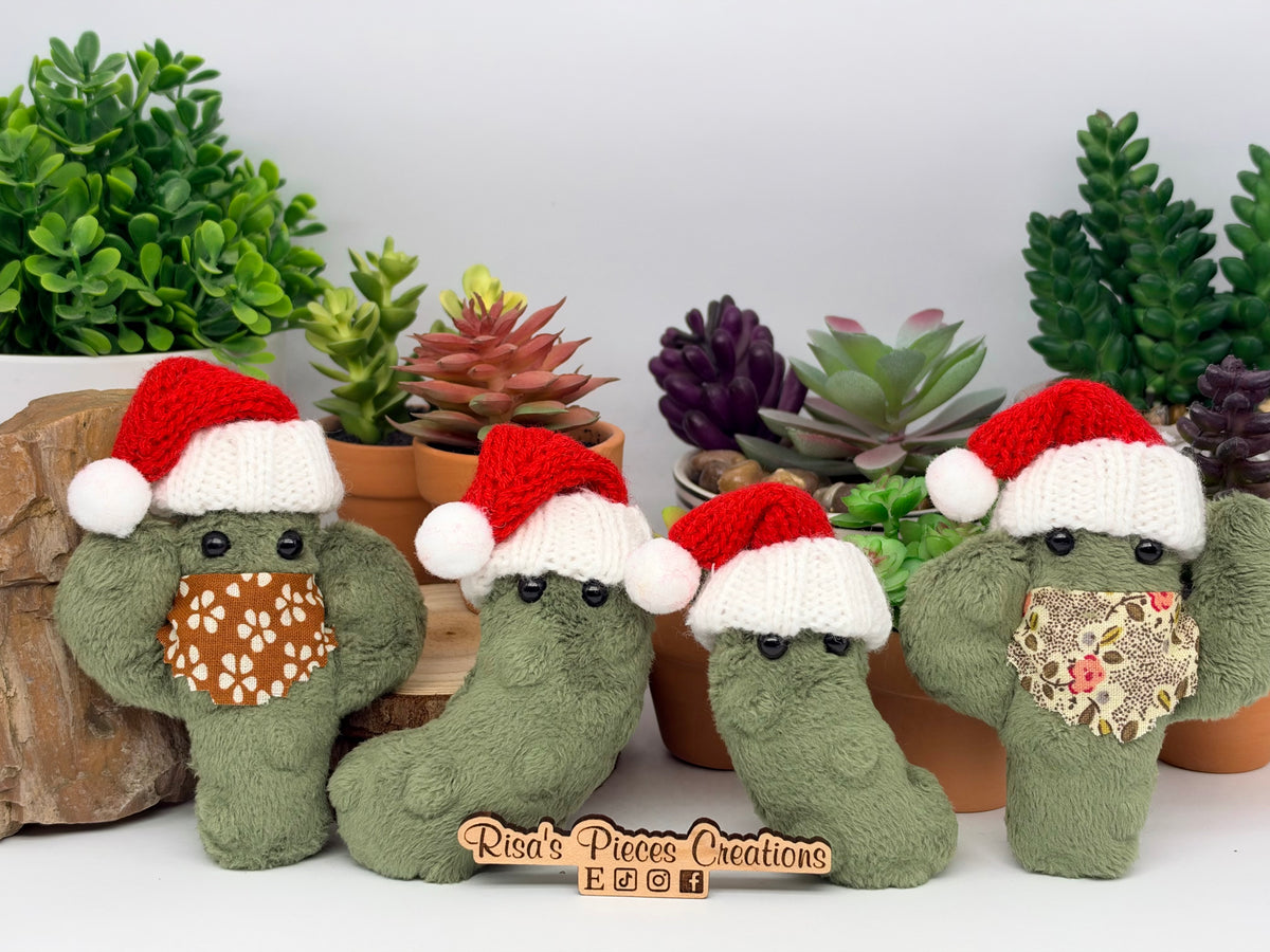Holiday Hats (for Cuddle Cactus or Pocket Pickle)