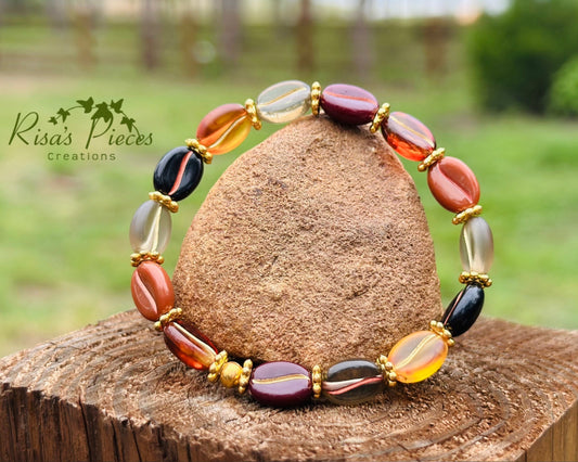 Coffee Bean Stretch Bracelet