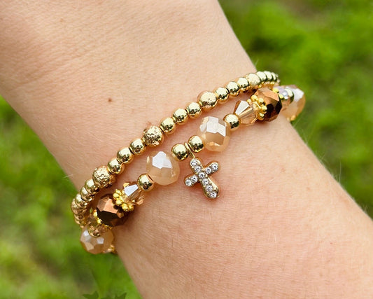 Blessed in Bronze Bracelet