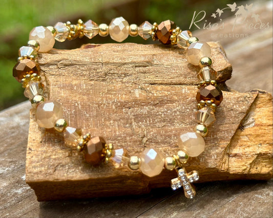 Blessed in Bronze Bracelet