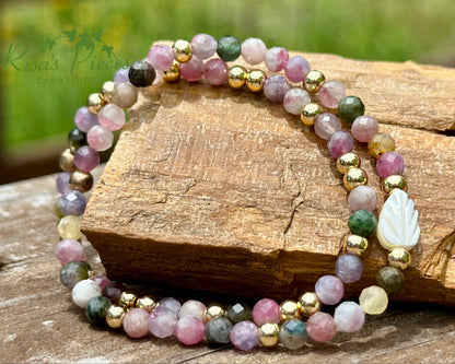Tourmaline Gemstone Bracelet Set