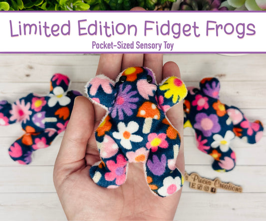 Limited Edition Floral Fidget Frog