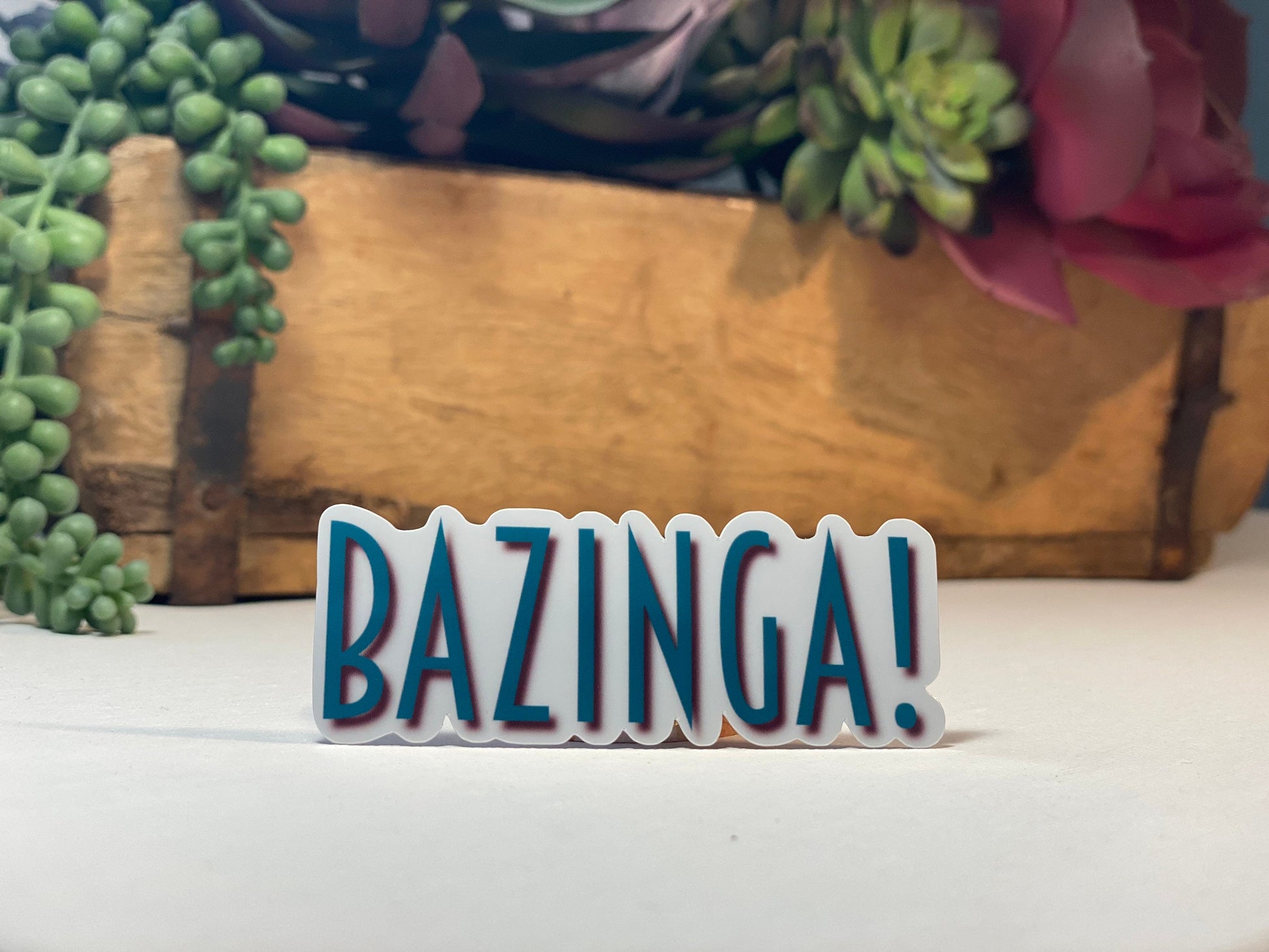 Bazinga! Sticker - Big Bang Theory, Bazinga Sticker, Sheldon Cooper, BBT Quotes, BBT tv show, vinyl stickers