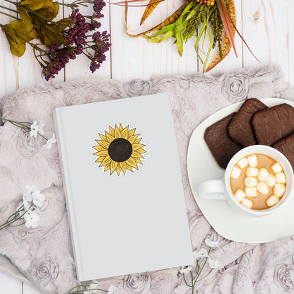 Sunflower Sticker for Laptop or Water Bottle, Happy Spring gift For Best Friend, Springtime Stickers for Notebook, Flower Lover, Floral Gift