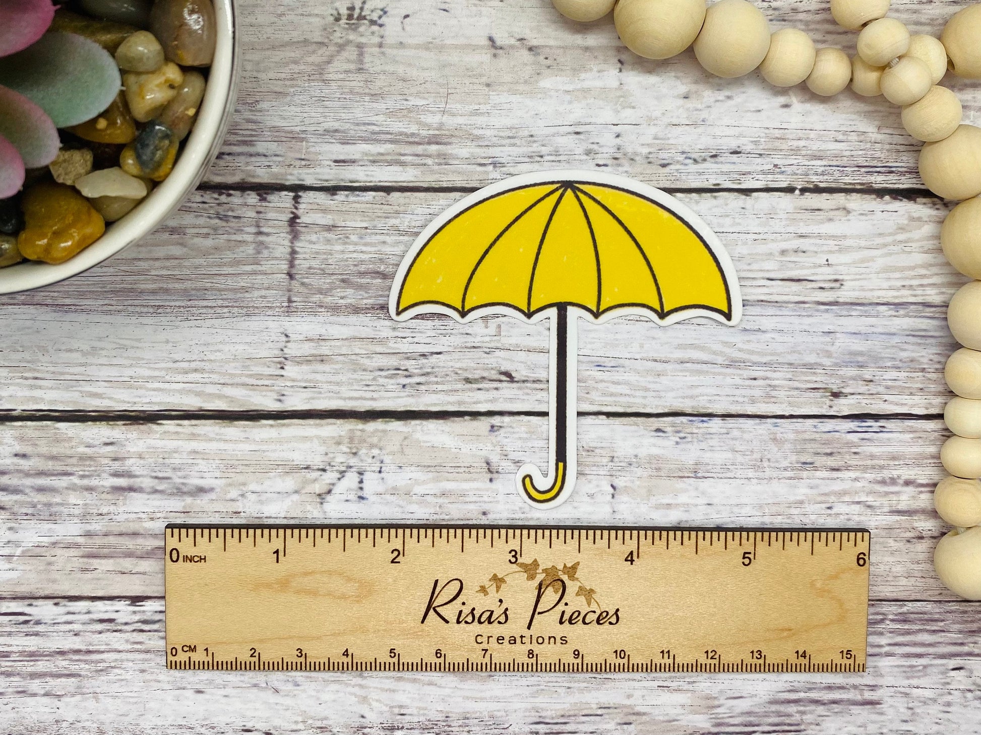 Yellow Umbrella Sticker, How I Met Your Mother Sticker, HIMYM Stickers, TV Show Stickers, Waterproof Stickers