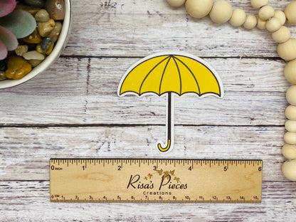 Yellow Umbrella Sticker, How I Met Your Mother Sticker, HIMYM Stickers, TV Show Stickers, Waterproof Stickers