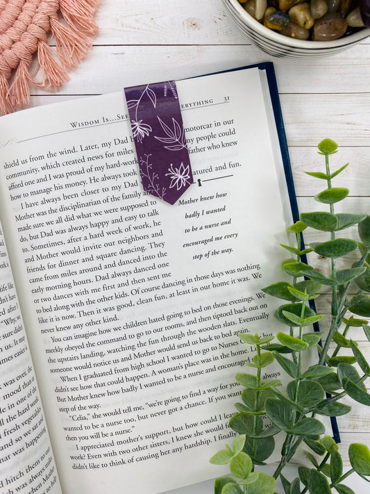 Magnetic Bookmark Set, Floral Bookmarks, Stocking Stuffers for Mom Christmas Gifts for Teachers, Book Club Gifts, Planner Accessories, Best