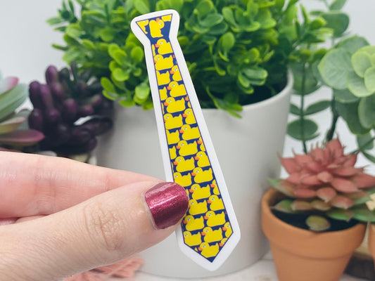Ducky Tie Sticker, How I Met Your Mother Sticker, HIMYM Stickers, Ted Mosby, Waterproof Stickers, Vinyl Decal, Rubber Ducky Tie