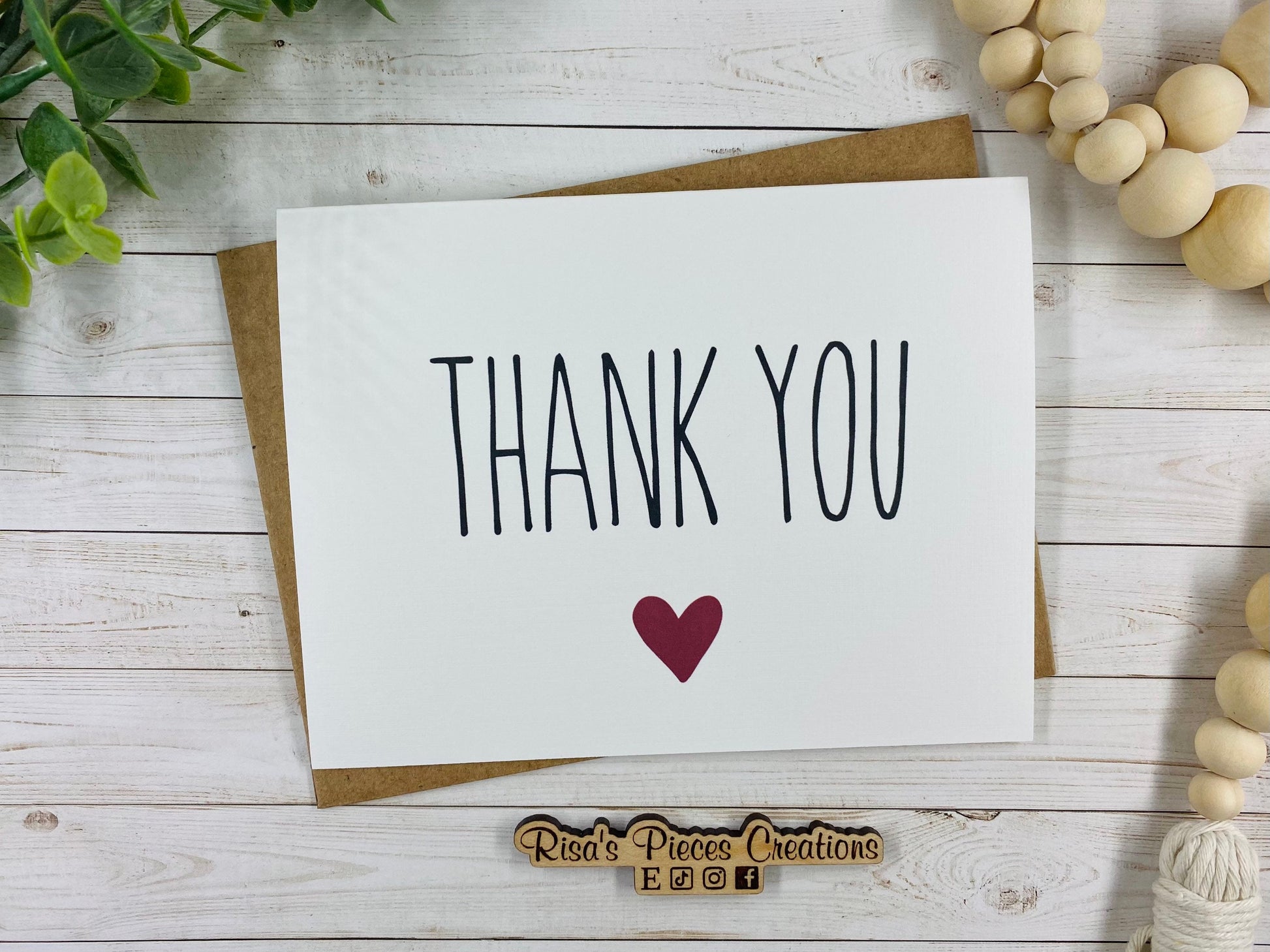 Linen Texture Thank You Card set of 5 or 10 with Envelopes, Minimalist Card, Greeting Card, Blank Card, Bulk Thank You Notes, for Wedding