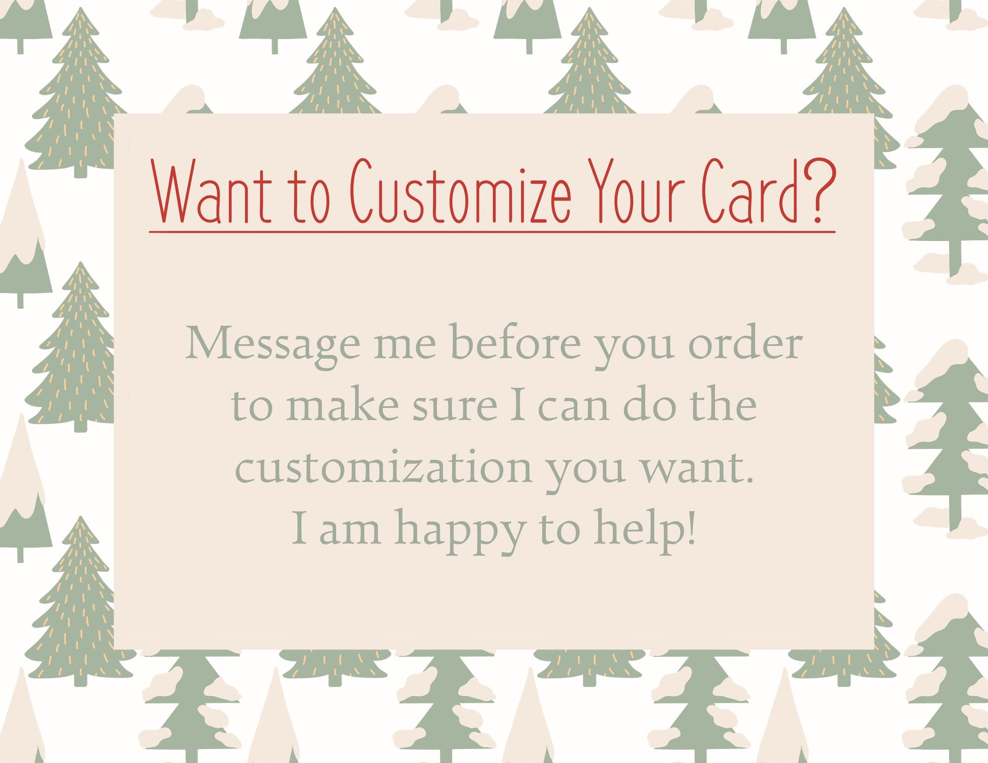 Farmhouse Christmas Card, Seasonal Cards, Merry Christmas, Cute Christmas Cards Handmade, Christmas Tree, Custom Christmas Cards, Bulk Cards