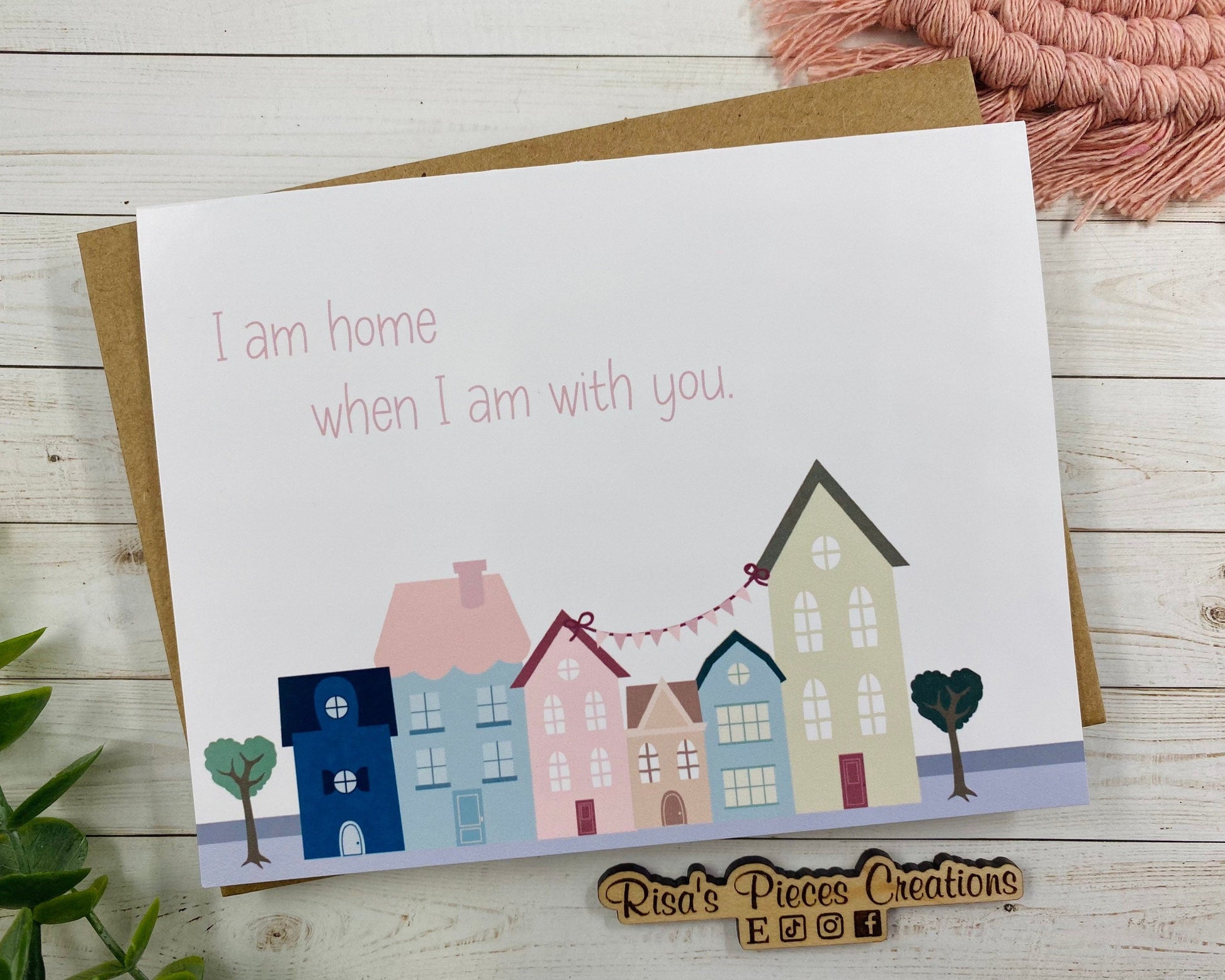 I Am Home Valentine Card, For Girlfriend, For Boyfriend, For Wife, For Husband, Card for Valentine, Love Card, I am home, When I am with you
