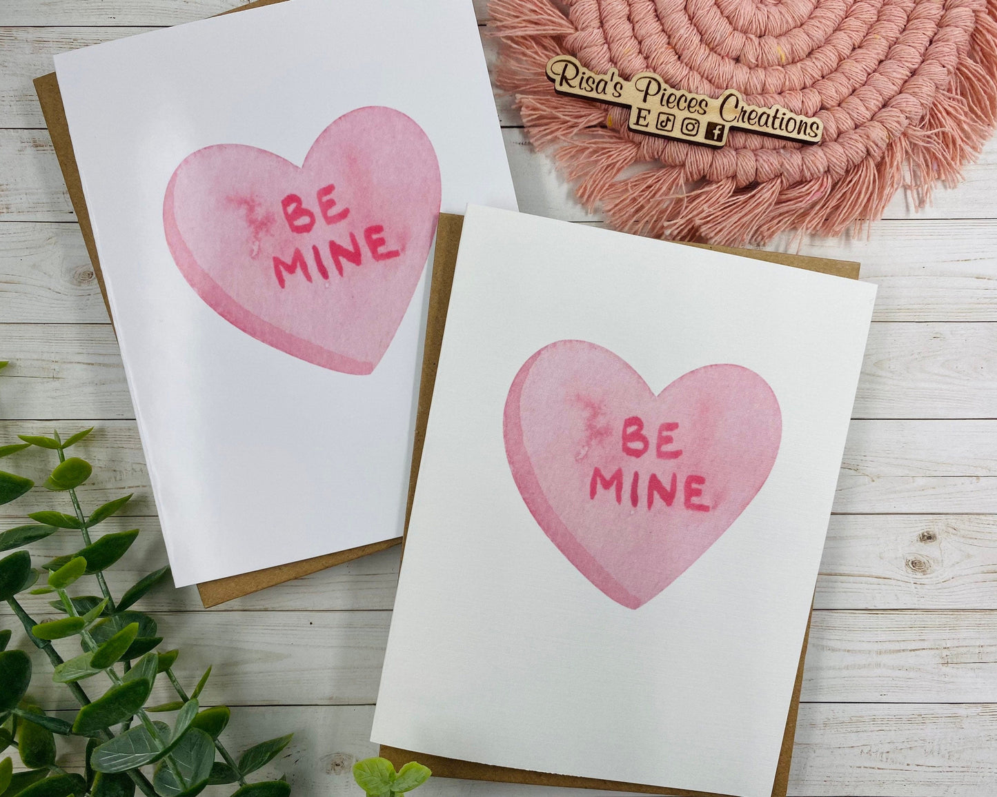 Be Mine Card, Valentine Card, for Friend, For Girlfriend, For Boyfriend, For Wife, For Husband, Conversation Heart, Candy Hearts, Love Cards