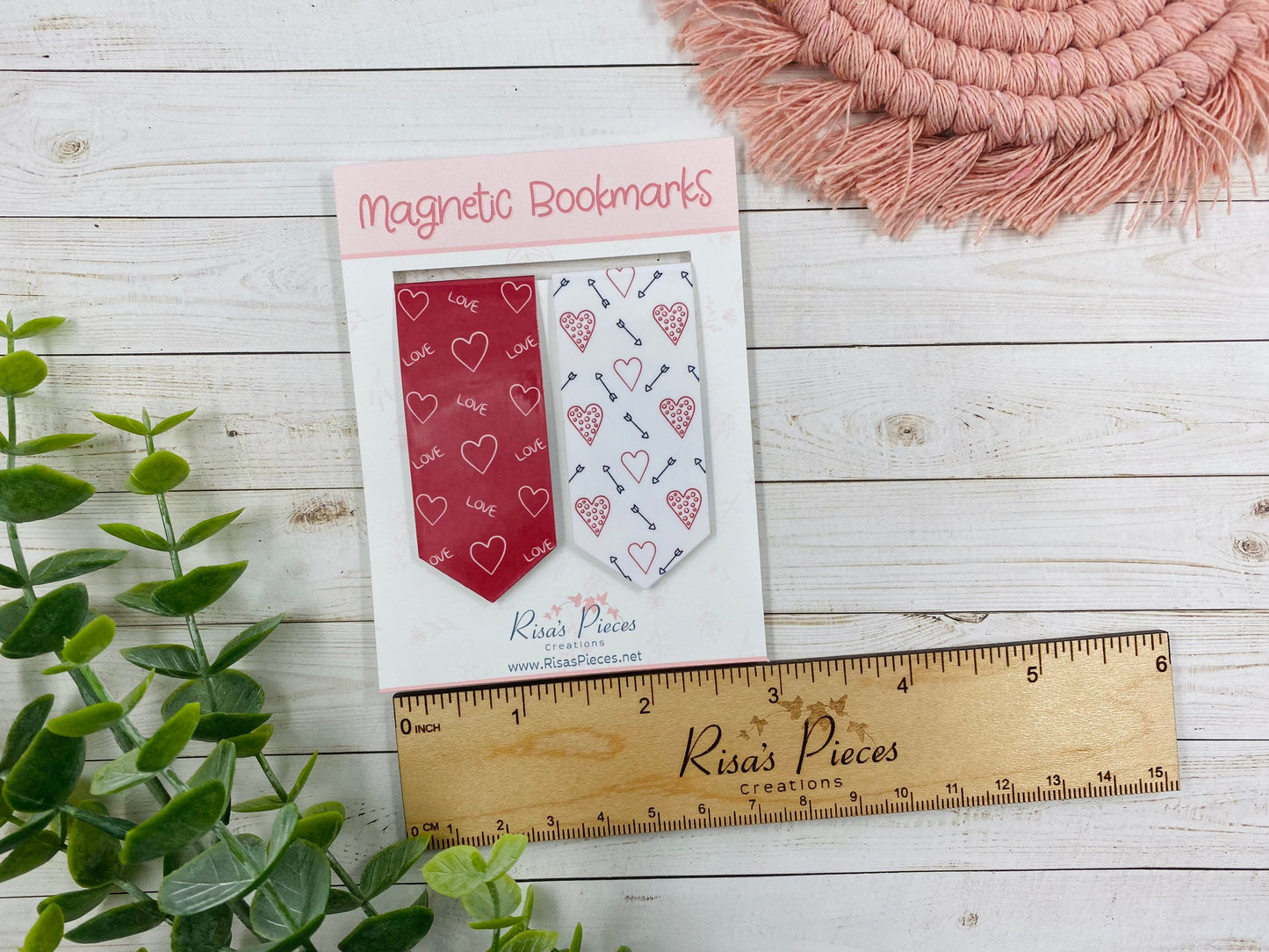 Valentine Magnetic Bookmarks, Valentine's Day Gift for Teacher, For her, For daughter, Book Club Gift, Planner Accessories, For reader, best