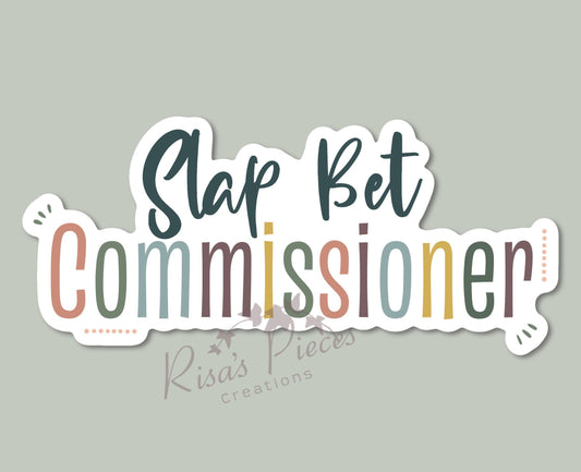 Slap Bet Commissioner Sticker, How I Met Your Mother, HIMYM Stickers, TV Show Stickers, Funny Sticker, Friend Gift, HIMYM Fan Gifts