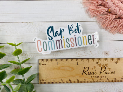 Slap Bet Commissioner Sticker, How I Met Your Mother, HIMYM Stickers, TV Show Stickers, Funny Sticker, Friend Gift, HIMYM Fan Gifts
