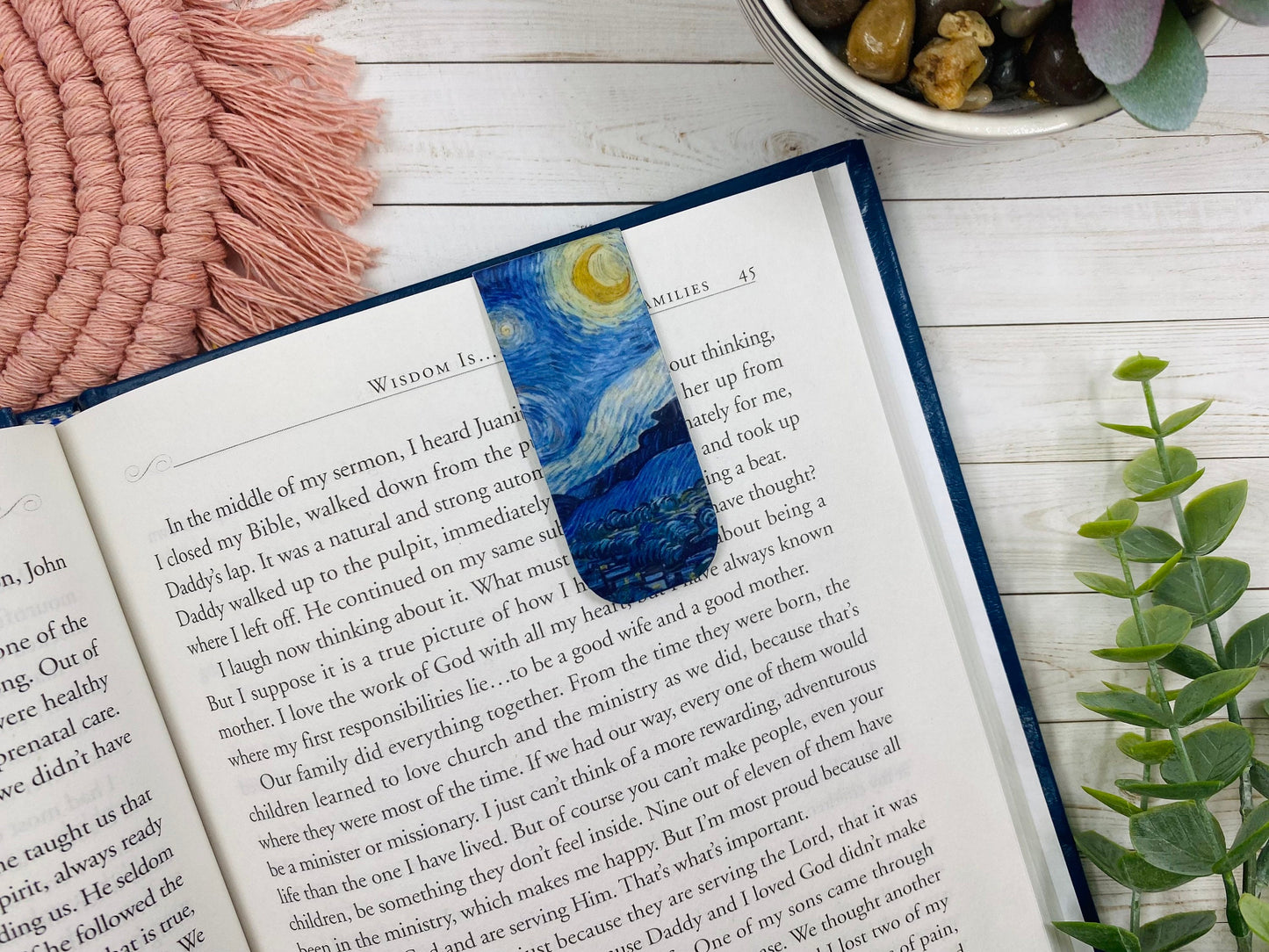 Colorful Leaves Magnetic Bookmarks, Reading Accessories, Planner Accessory, Book Nerd, Autumn Magnet Bookmark, Thanksgiving Gift for family