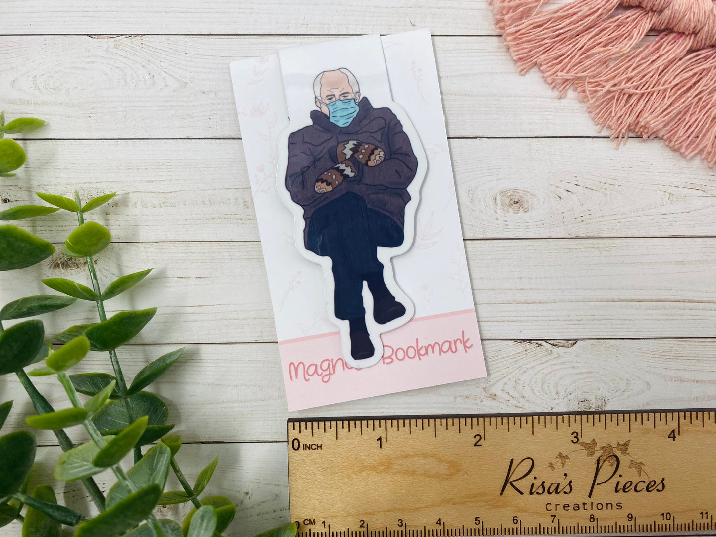 Bernie Magnetic Bookmark, Reading Accessory, Planner Clip, Planner Accessory, Stocking Stuffer, Gift for Coworker, For friend, gag gift