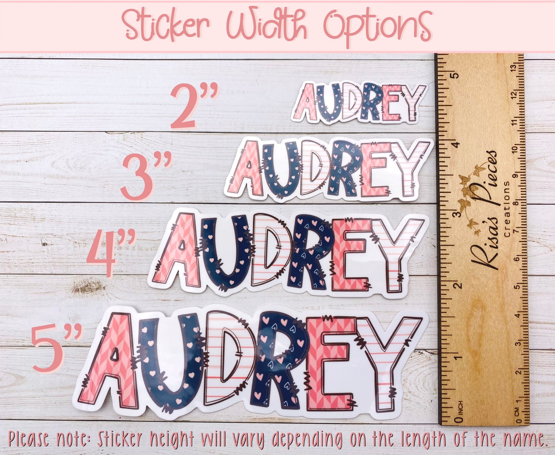 Custom Name Stickers, Name Decal, Stocking Stuffer for Kids, Personalized Name Sticker for Teen, Best Friend Birthday Gift, School Supplies