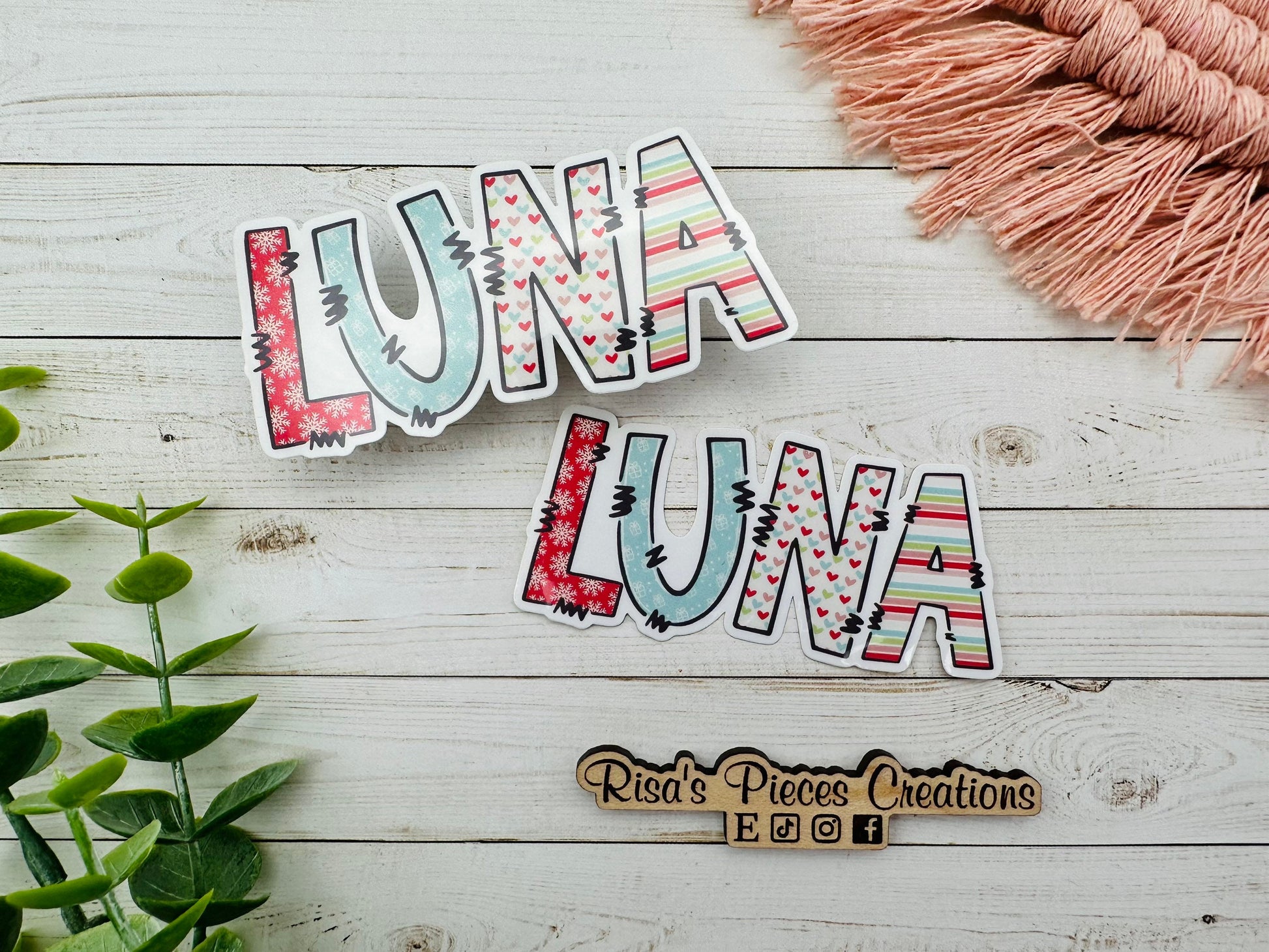 Custom Name Stickers, Name Decal, Stocking Stuffer for Kids, Personalized Name Sticker for Teen, Best Friend Birthday Gift, School Supplies