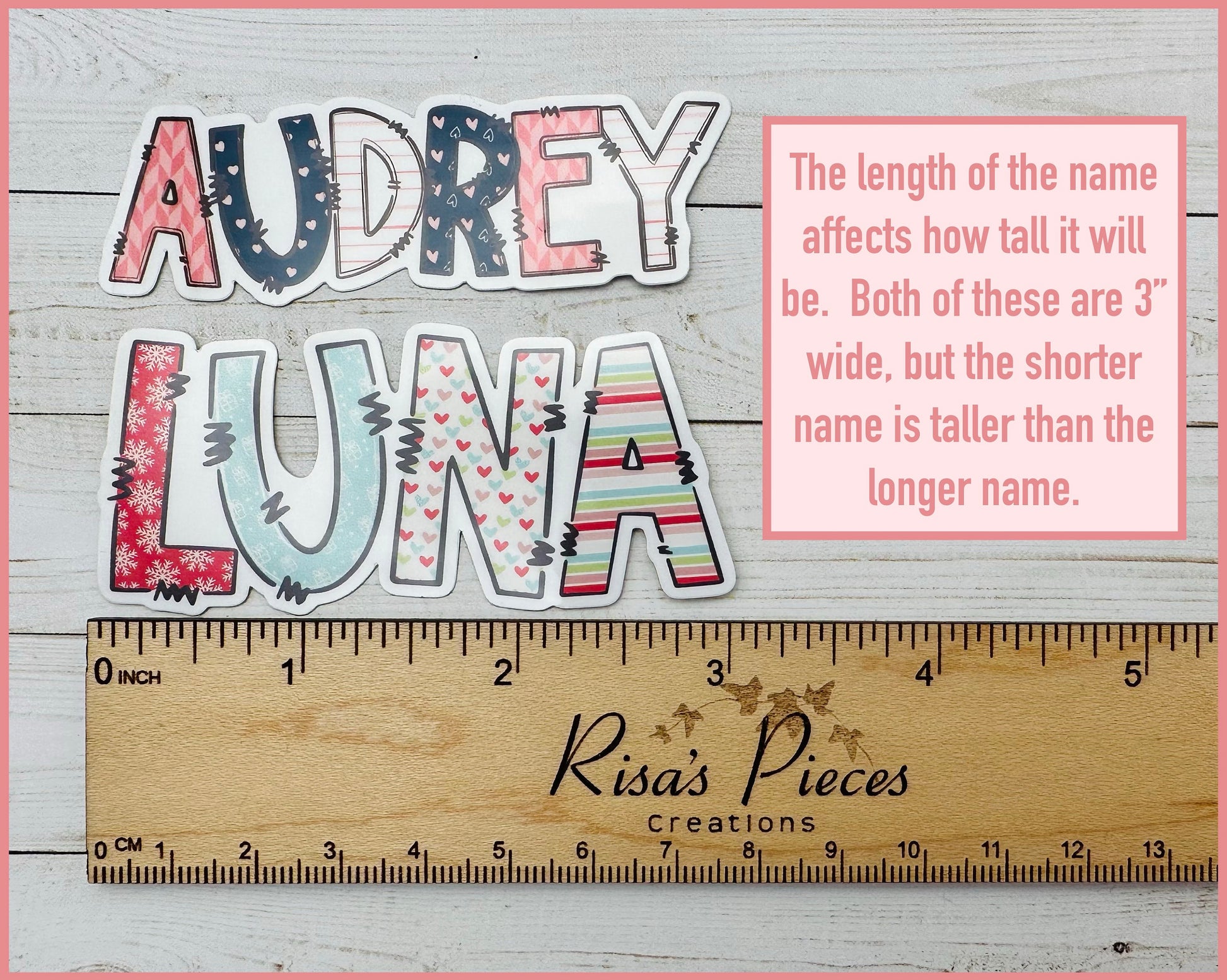 Custom Name Stickers, Name Decal, Stocking Stuffer for Kids, Personalized Name Sticker for Teen, Best Friend Birthday Gift, School Supplies