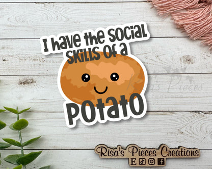 AntiSocial Sticker, Funny Sticker for Laptop, Water Bottle Stickers, Best Friend Gift for Introvert, Neurodivergent Gift, For Coworkers
