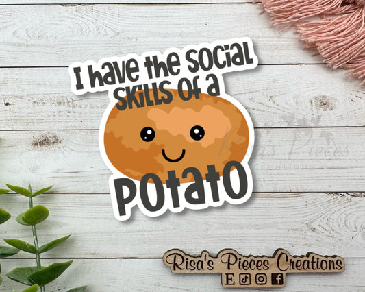 AntiSocial Sticker, Funny Sticker for Laptop, Water Bottle Stickers, Best Friend Gift for Introvert, Neurodivergent Gift, For Coworkers