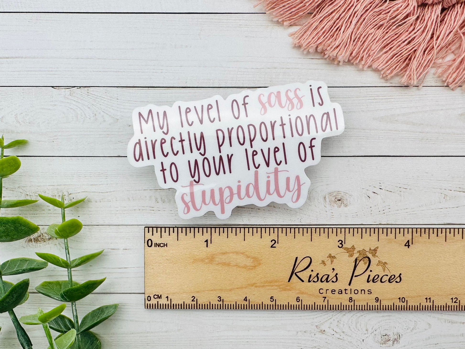 My Sass Sticker, Funny Sticker for Laptop, Sister Birthday Gift, Best Friend Humor, Water Bottle Stickers, Teen Girl Gifts, Snarky Stickers