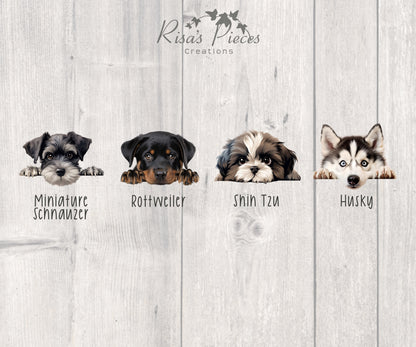 Peeking Dog Magnetic Bookmark, For Animal Lover, Gift for Dog Mom, For Readers, Gift for Dog Lover, Corgi, German Shepherd, Husky, Frenchie