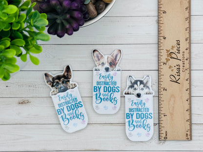 Peeking Dog Magnetic Bookmark, For Animal Lover, Gift for Dog Mom, For Readers, Gift for Dog Lover, Corgi, German Shepherd, Husky, Frenchie