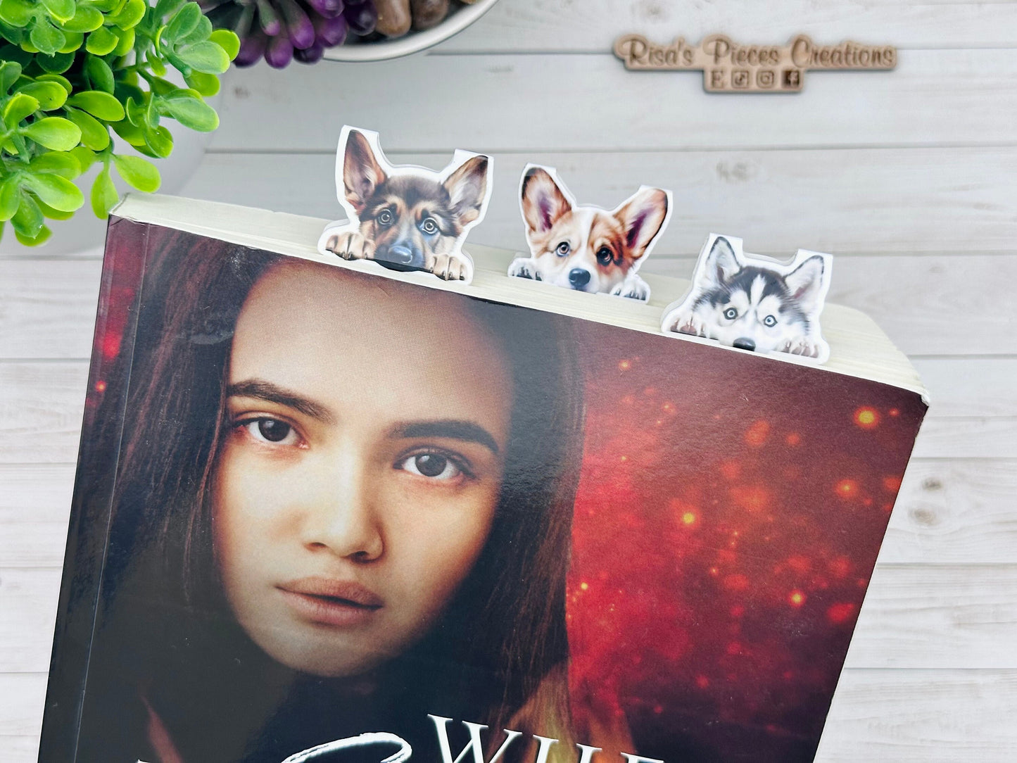 Peeking Dog Magnetic Bookmark, For Animal Lover, Gift for Dog Mom, For Readers, Gift for Dog Lover, Corgi, German Shepherd, Husky, Frenchie