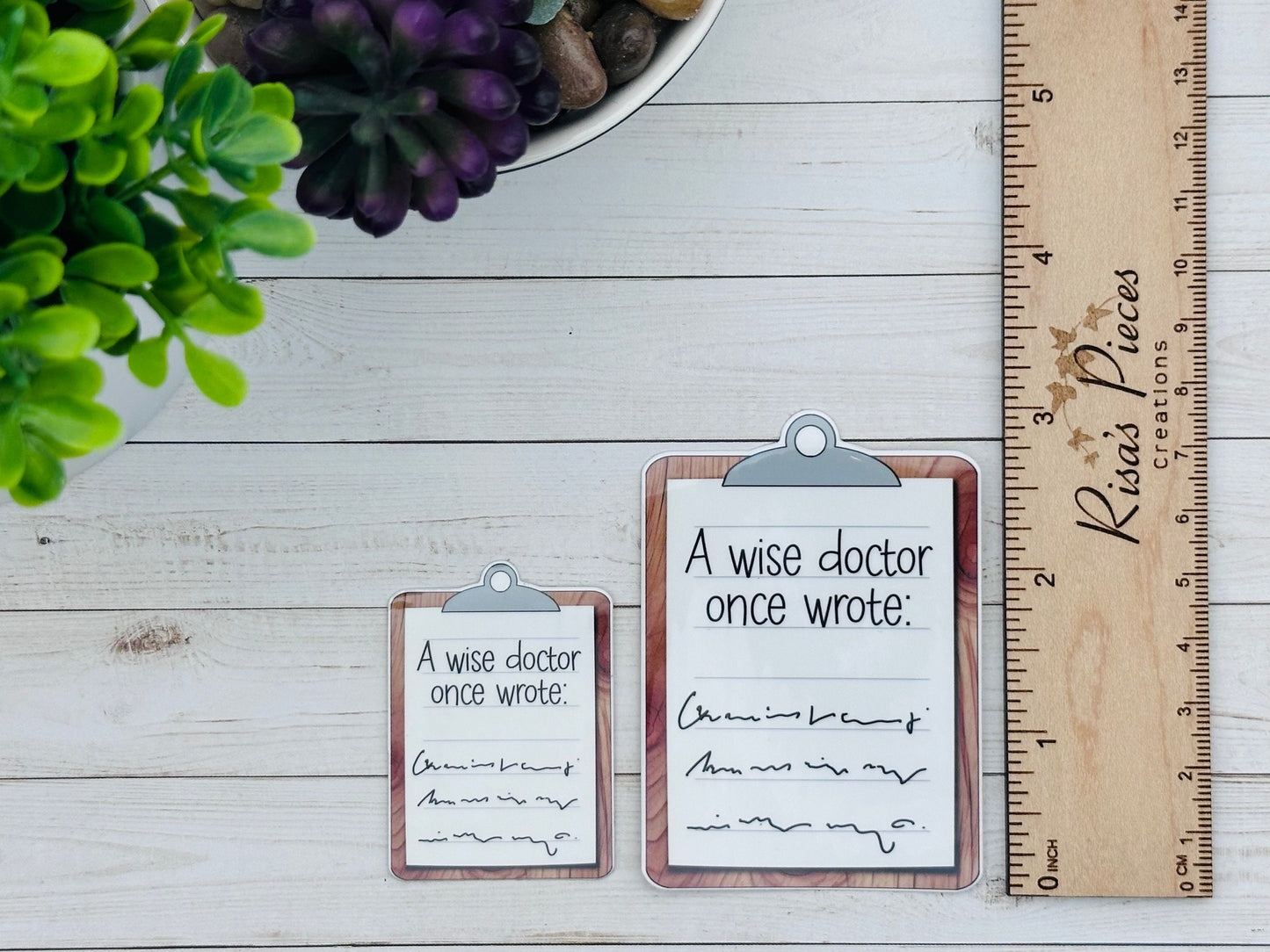 Funny Doctor Handwriting Sticker, for Pharmacist, Nurse Appreciation Gift for Her, Medical Humor, Secret Santa Gift for Doctor, for coworker