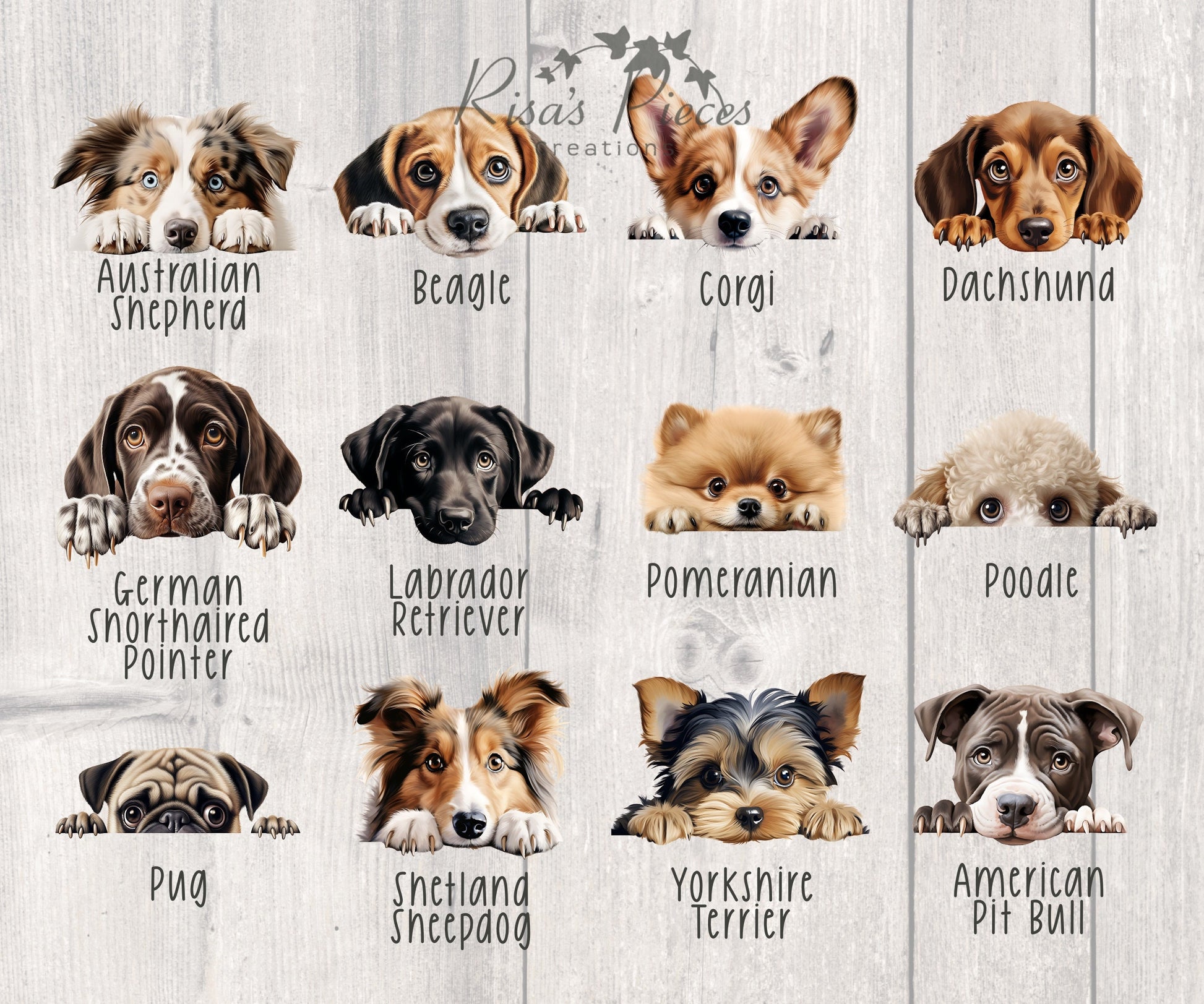 Peeking Dog Magnetic Bookmark, For Animal Lover, Gift for Dog Mom, For Readers, Gift for Dog Lover, Corgi, German Shepherd, Husky, Frenchie