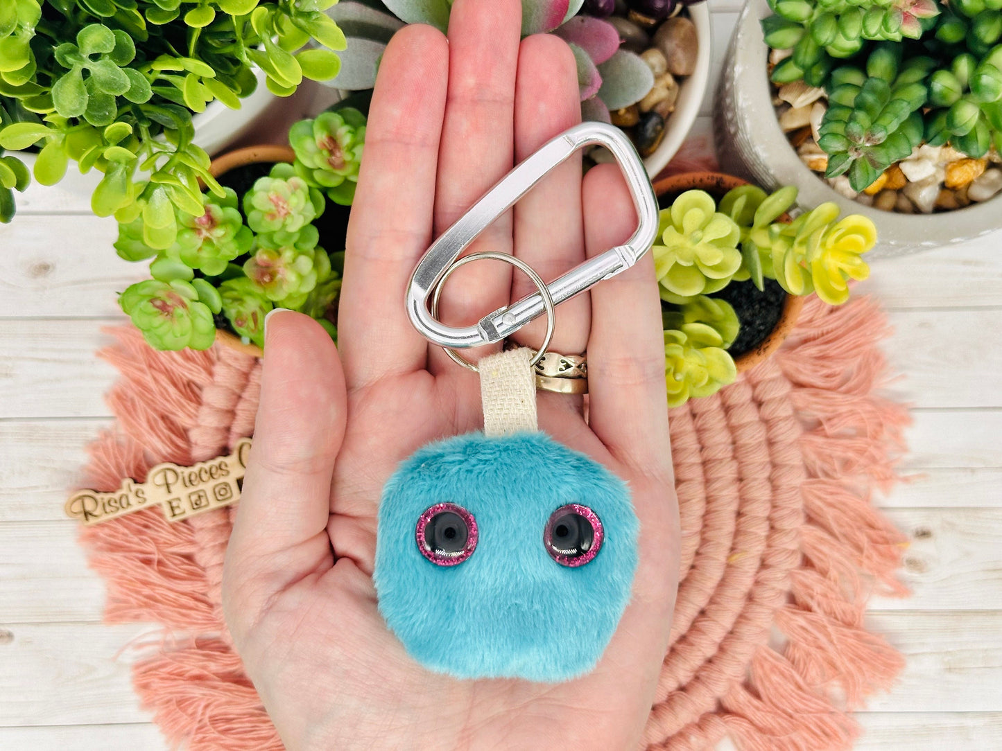 Baby Worry Buddy Bag Clip, Sensory Comfort Toy Keychain, Sensory Keyring, sensory plush, calming sensory toy, emotional support, fidget stim