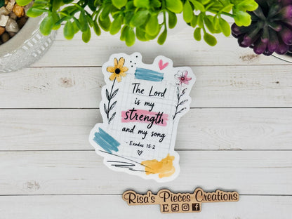 Watercolor Scripture Sticker Pack, Bible Verse Sticker, Christian Sticker for Bullet Bible Journal, Proverbs, Psalm, Corinthians, Exodus