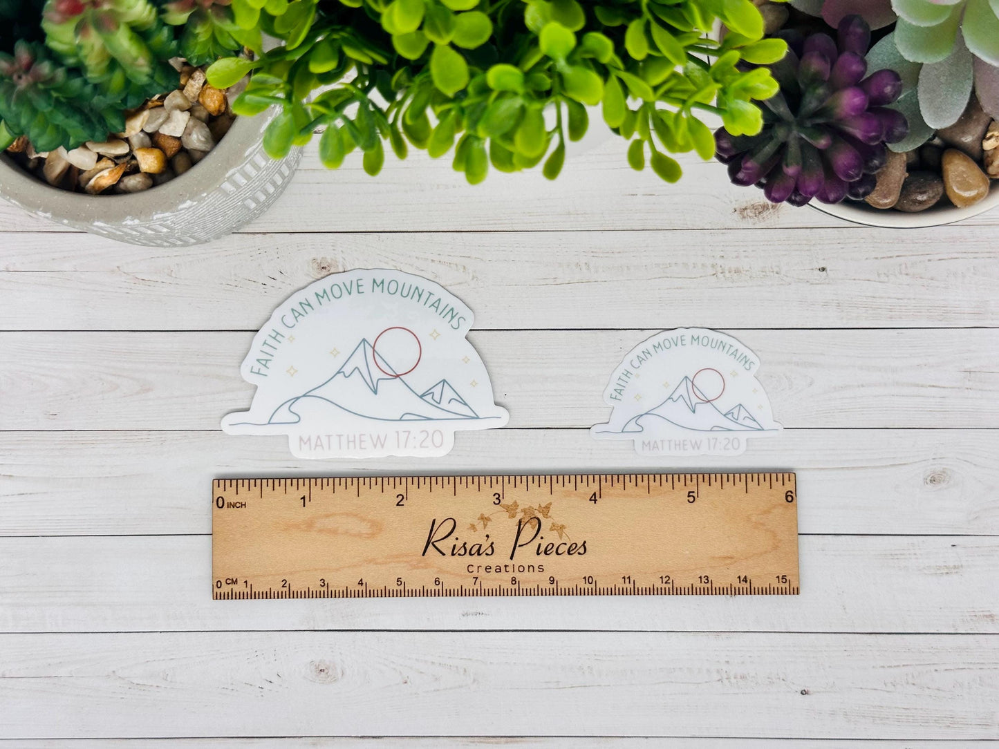 Faith Sticker Pack, Christian Stickers, Bible Verse, Religious Gift for Her, Bible Study Gift for Friend, Psalm 23, She Believed She Could