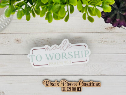 Faith Sticker Pack, Christian Stickers, Bible Verse, Religious Gift for Her, Bible Study Gift for Friend, Psalm 23, She Believed She Could