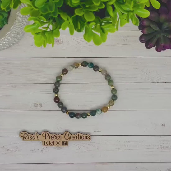 Gilded Fern Bracelet