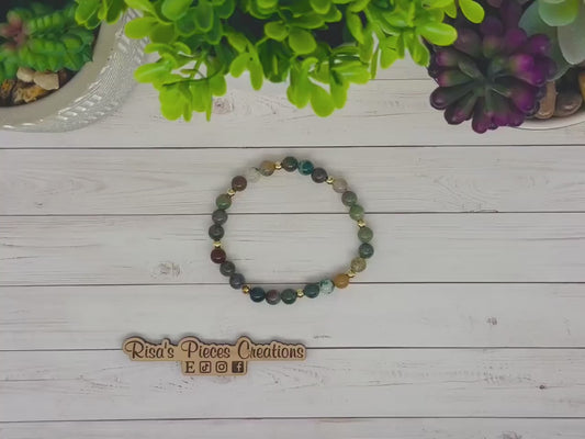 Gilded Fern Bracelet